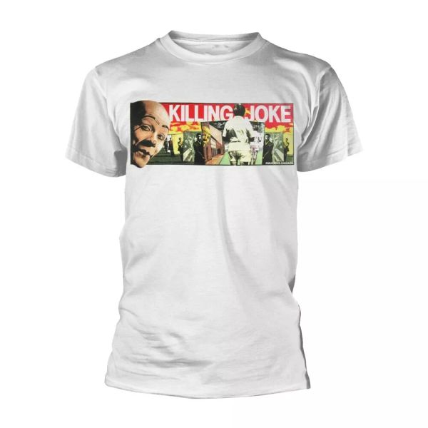 

killing joke what is this for official t-shirt men unisex, White;black