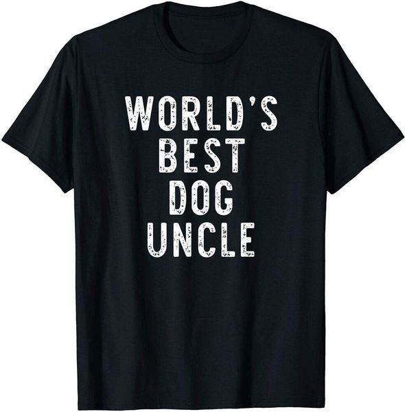

world's dog uncle funny gift christmas t-shirt size s-5xl, White;black