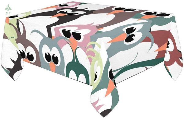 

table cloth birds pattern rectangle tablecloth dining decor