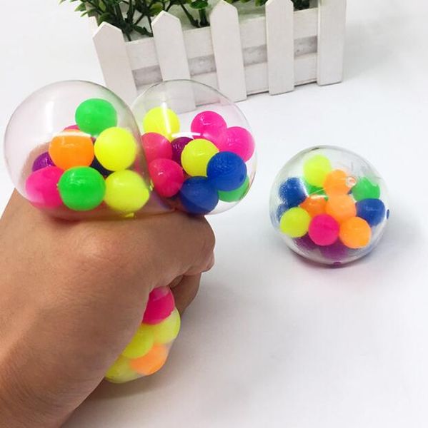 Esprema Esforço Bolas Para Crianças Adultos Fansteck Arco-íris Squishy Sensory Ball aliviar a ferramenta de exercício de mão ansiedade de estresse