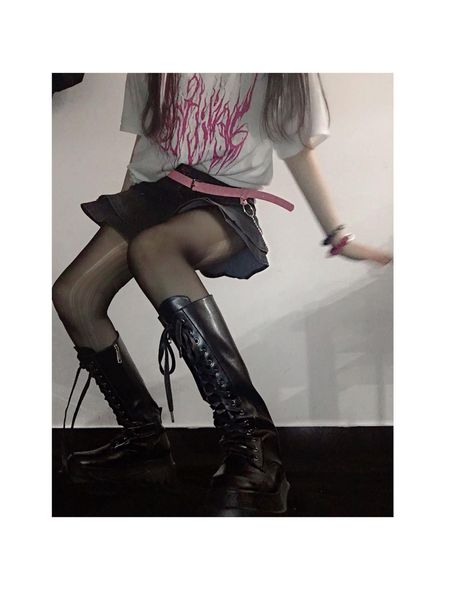 

japanese harajuku style girl women skirts high waist ruffles cute black denim pleated skitrs preppy sweet mini solid shorts