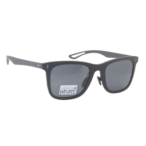 

highend accessories custom uv polarized real carbon fiber sunglass, Black