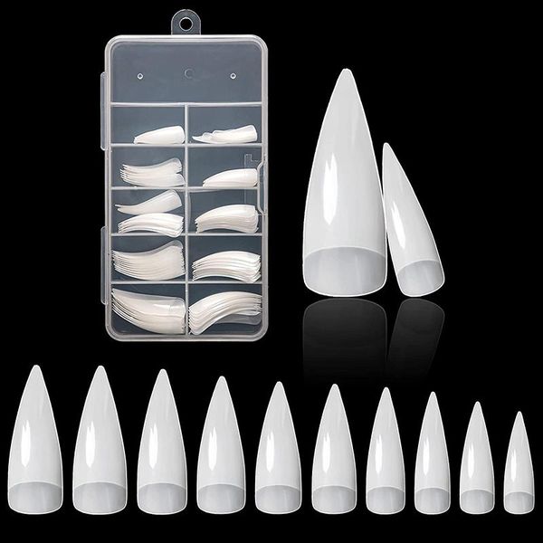 

nail art kits 100pcs 10 size full cover sculpted tips fake finger polish extension quick building mold false manicuring tools