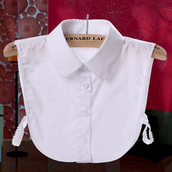 

charm cotton lace fake collar for women blouse detachable shirt false lapel clothes accessories, Blue;purple