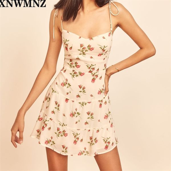

women fashion flroal print mini dress fitted bodice and back ruffle hem female chic dresses vintage 210520, Black;gray