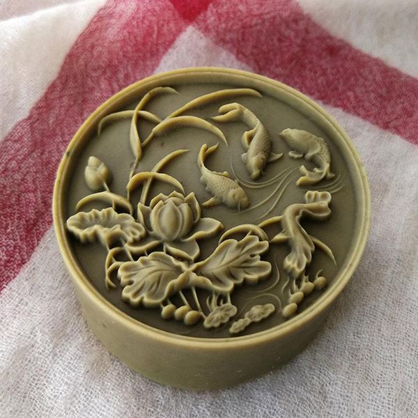 

craft tools factory direct manual soap mold silicone flower easy demoulding based fish fun chinese style