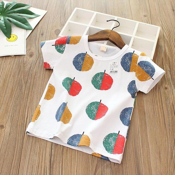 

kids boy clothes children t shirts for baby boys short sleevesummer beach size90~120 cartoon, Blue