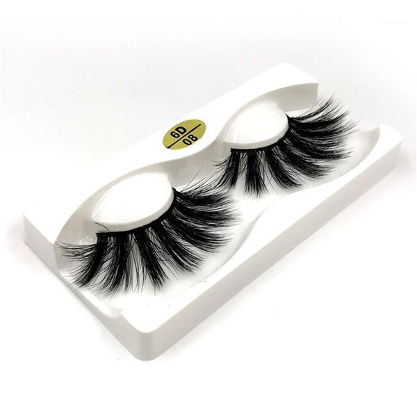 

25mm eyelashes makeup mink handmade full strip lashes natural long 3d false1