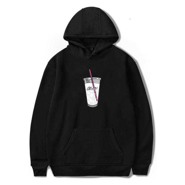

ice coffee splatter hoodies sweatshirts men and women hoodie charli damelio hoody pullover costume tracksuit casual, Black