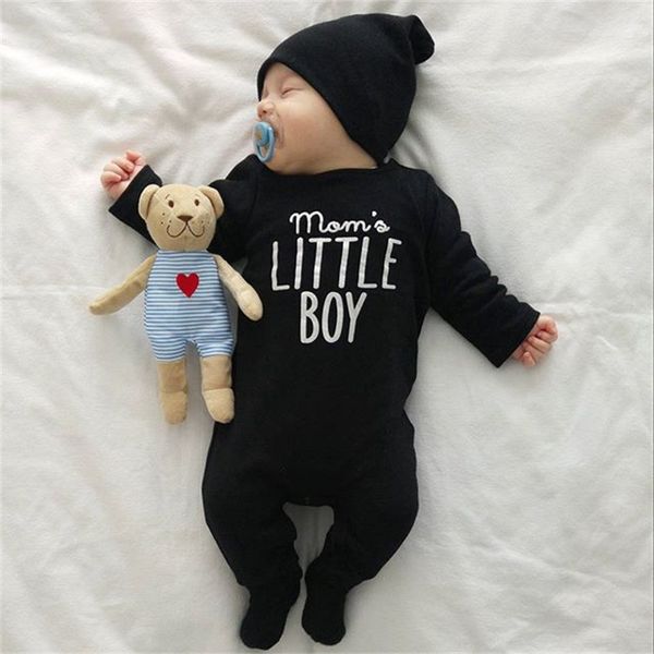 

baby romper black letter printed kids jumpsuit infant baby boys long sleeve toddler cute baby infant boy designer clothes 775 x2, Blue