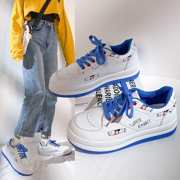 

2021 super popular ladies running shoes thick soles comfortable rubber sneakers tenis feminino heighten non-slip chaussure mujer