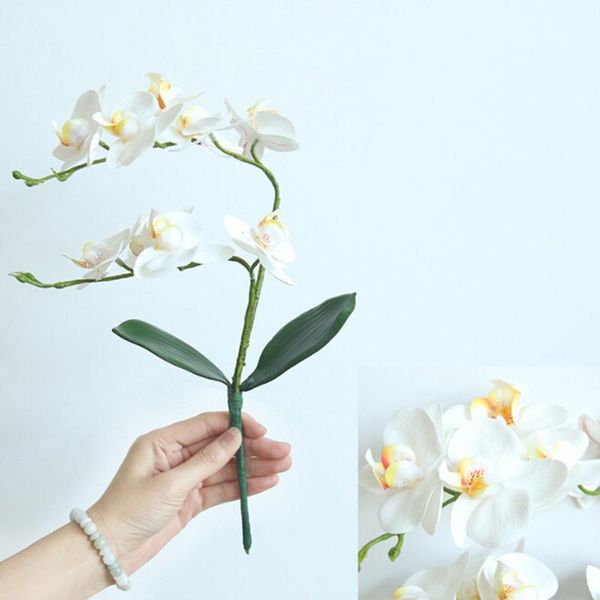 

decorative flowers & wreaths 1x artificial butterfly orchid silk flower plant party wedding home decor health