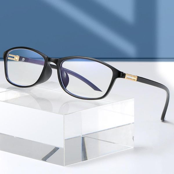 

fashion sunglasses frames giausa anti-blue small square glasses men radiation computer optical gaming frame women anti blue ray eyeglasses, Black