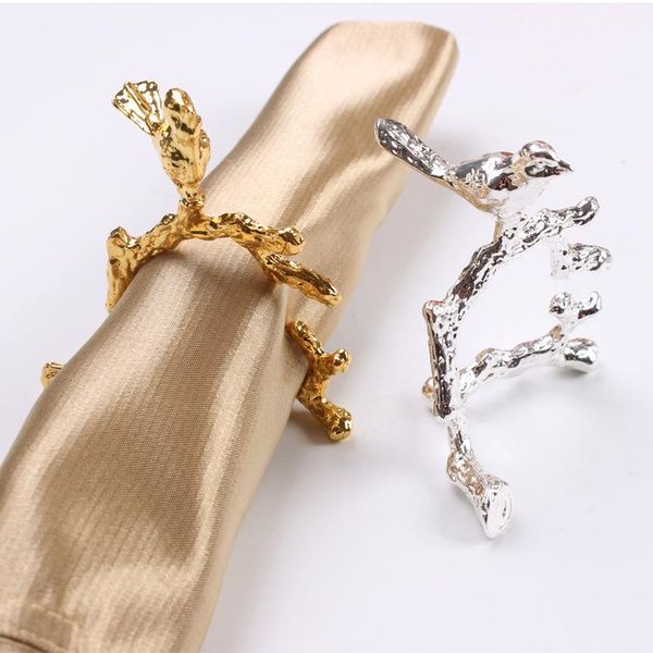 

napkin rings 2pcs metal alloy ring creative plum wedding buckle personalized