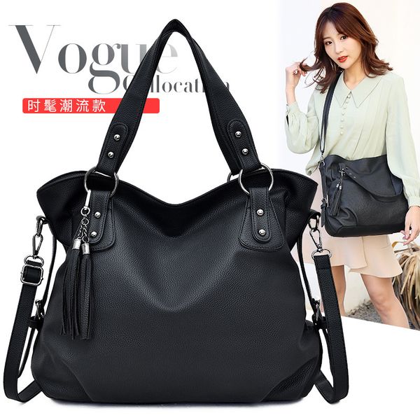 

Messenger Hand-held Tote Large Capacity Soft Leather Women's Bag