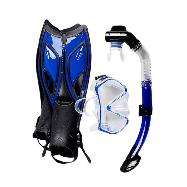 

diving mask goggles fins snorkel flippers set snorkeling glass swimming snorkelling gear package masks