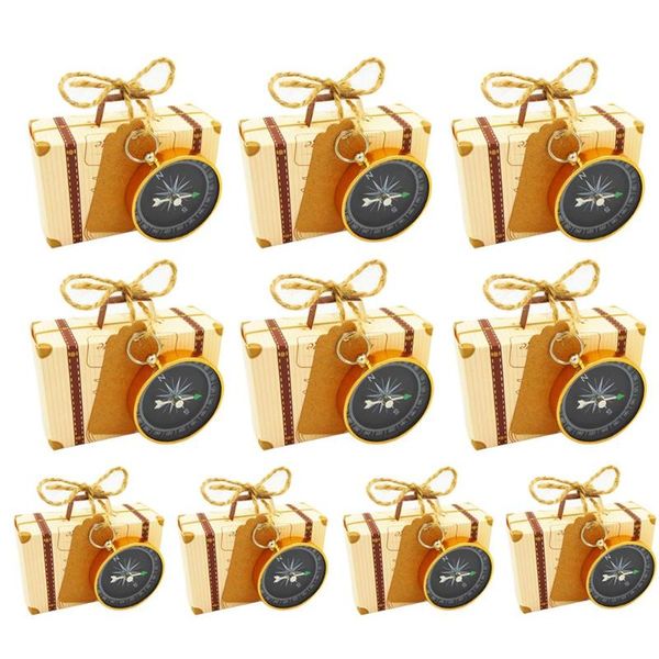 

gift wrap 10pcs compass candy boxes travel classic theme elegant style box wedding birthday anniversary favor