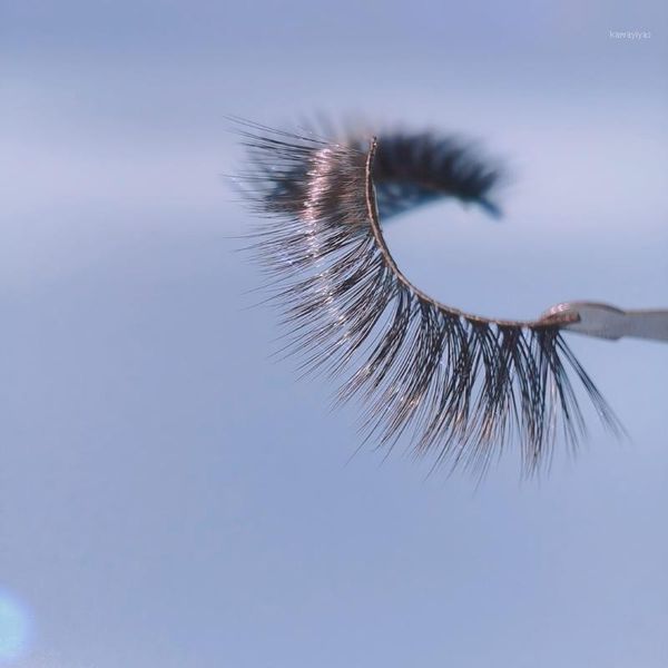 

wholesale false eyelash packaging private label faux mink 3d silk lash1