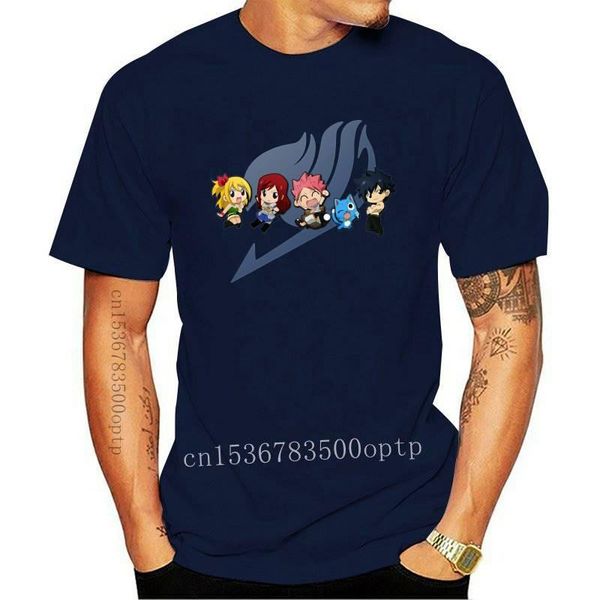 

men's t-shirts nian bin fairy tail anime logo casual tee black 2803k, White;black