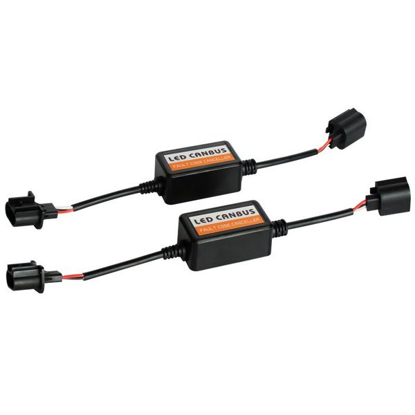 

car headlights led warning canceller capacitor error load resistor canbus decoder for h1 h3 h4 h7 h8 h9 h10 h11 h13 9004 9005 9006