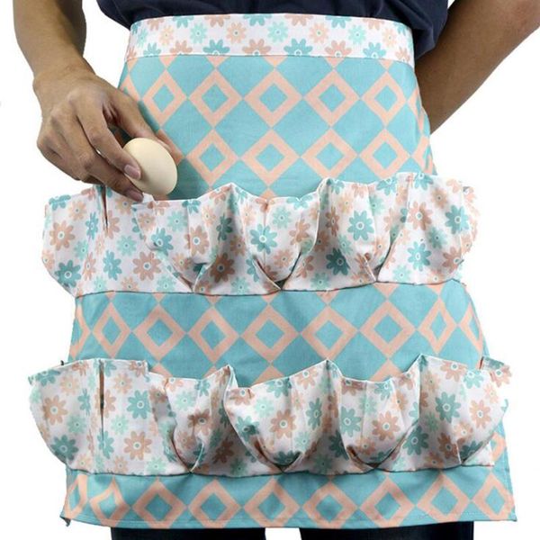 

aprons fashion collecting apron pockets holds chicken farm home