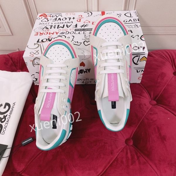 

2021 white boots women comfort casual dress shoe sport sneaker mens leather shoes designer sports skateboarding shoe sneakers 35-45, Black