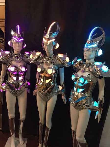 

led costume custom performance clothing led lighting mechanical ji party clothing props auto show