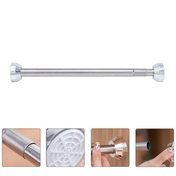 

trekking poles 1pc household extendable clothes drying rod retractable closet rail