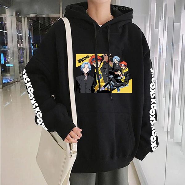 

men's hoodies & sweatshirts latest anime sk8 the infinity - reki skate hoodie men hip hop high street cartoon skateboard sweatshirt win, Black