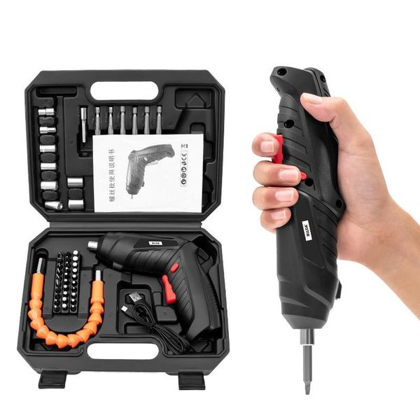 

electric screwdriver mini set power tool lithium rechargeable drill cordless professiona drills