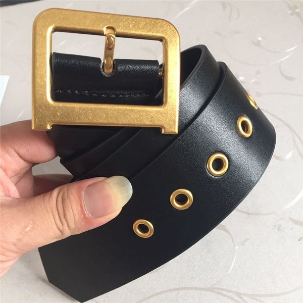 

leather soft belt luxury ladies wide 5.0cm dress belts, Black;brown