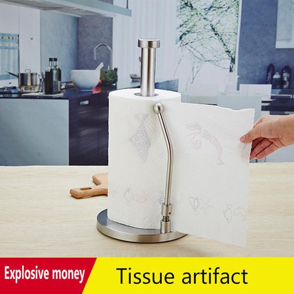 

stainless steel towel holder, hand cleaning shelf, kitchen, living room, roll paper vertical kitchen shelf toilet holders