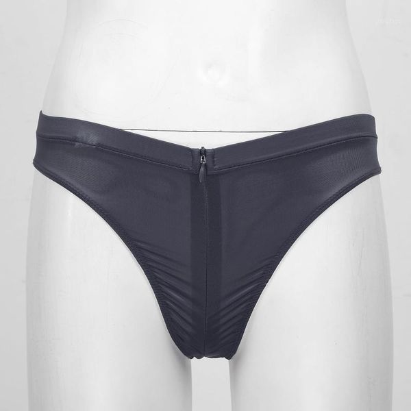 

womens lingerie exotic panties see-through invisible briefs low rise zipper crotchless thong underwear underpants women's, Black;pink