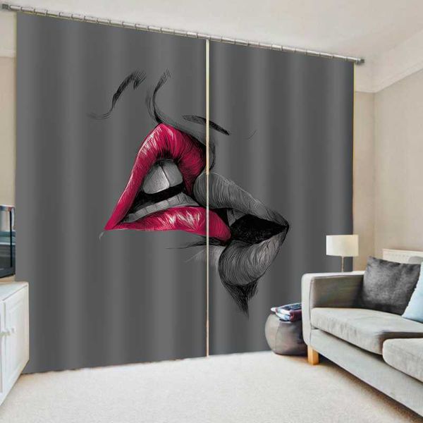 

romantic grey curtains 3d for living room bedding office decoration curtain & drapes
