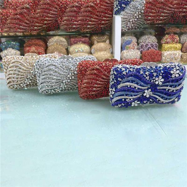 

evening bags ladies casual chain crossbody bag shoulder for party female crystal diamond clutches women wedding1