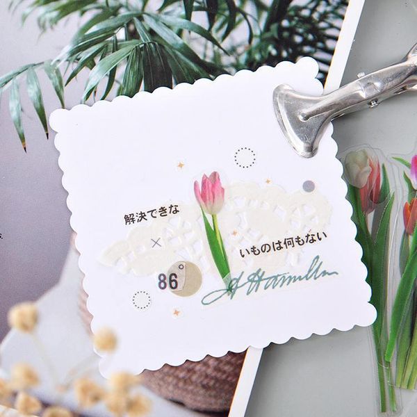 

gift wrap 40pcs/pack lovely floral flower diary sticker label scrapbooking handbook decoration diy stationery stickers ts3