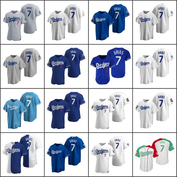 

los angeles dodgers men 7julio urias women youthjerseys, Black;red