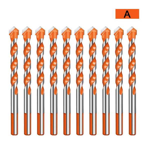 

multifunctional drill bits twist head wall ceramic glass punching hole working set s7 professional
