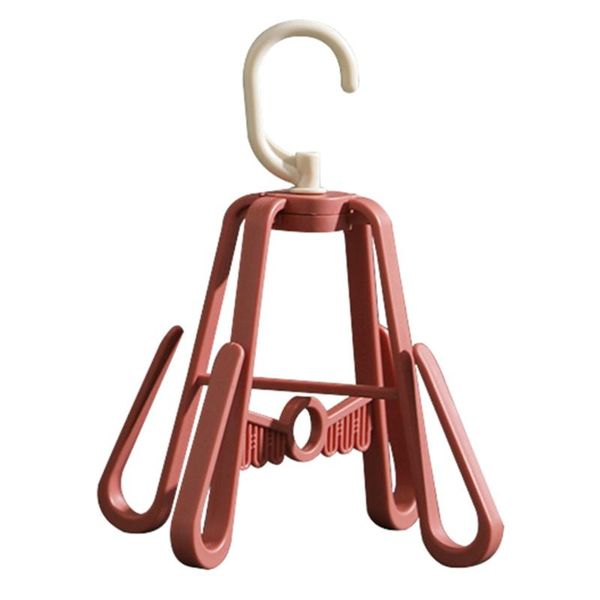 

hangers & racks 2pcs multi-function shoes drying rack balcony shelf home hanger red