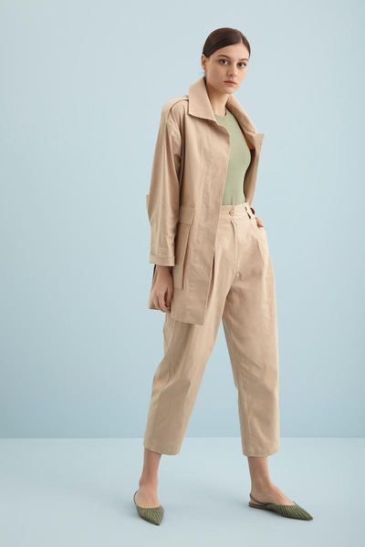 

women's trench coats women clothing dress coat 2021 winter fashion, Tan;black