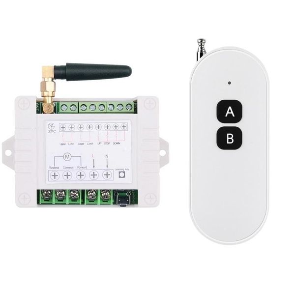 

remote controlers 12v 24v 36 10a wireless motor control switch roller shutter door electric curtain forwards reverse