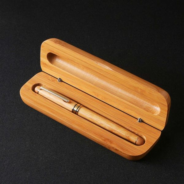 

yijin bamboo pen set environmental protection box company business gift