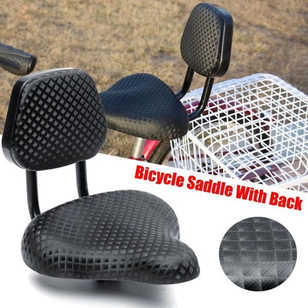 

bike saddles bicycle tricycle seat child cycling cushion back saddle with rest support soft comfortable mtb