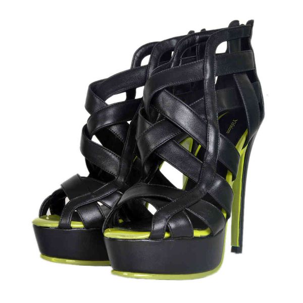 

sandals olomm woman platform stiletto heels sandals nice peep toe black party shoes more size 5-15 0lf0
