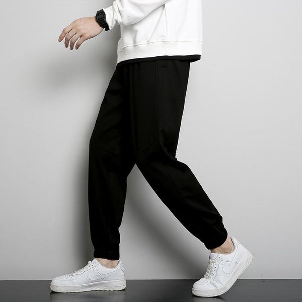 

men's jeans casual pants men 2021 autumn loose leggings korean sports young students, Blue