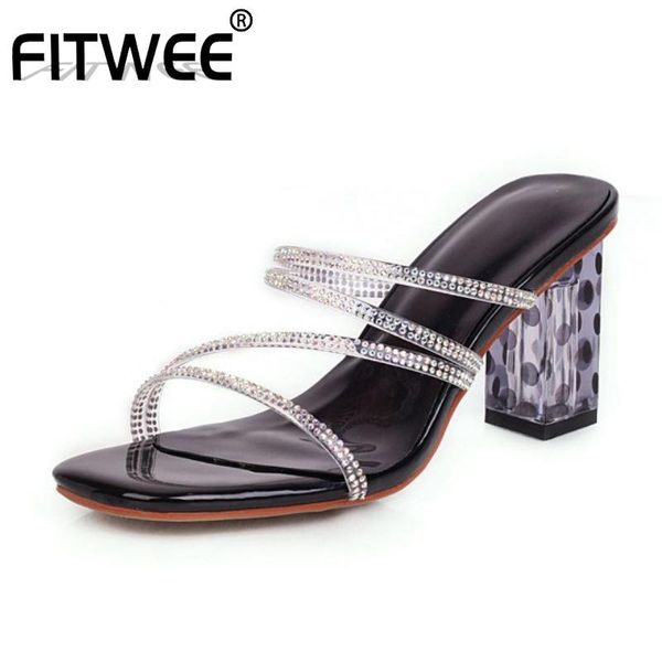 

western style women sandals summer shoes daily casual slip on solid color slippers for female size 34-43, Black