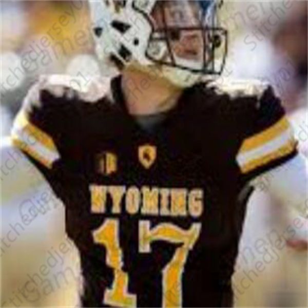 

wyoming football jersey ncaa college mens women youth jersey, Black