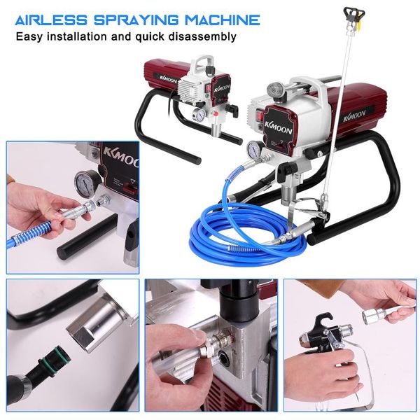 

professional spray guns kkmoon high-pressure airless spraying machine airbrush paint electric sprayer pneumatic tool