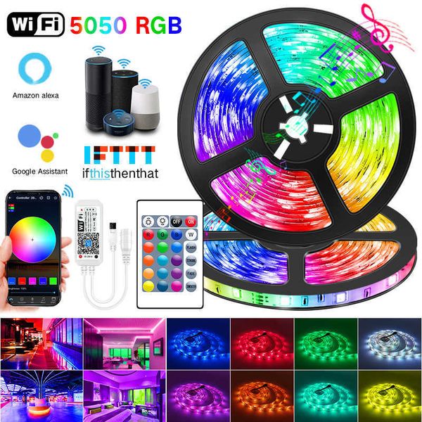 

wifi led strip lights bluetooth rgb led light 5050