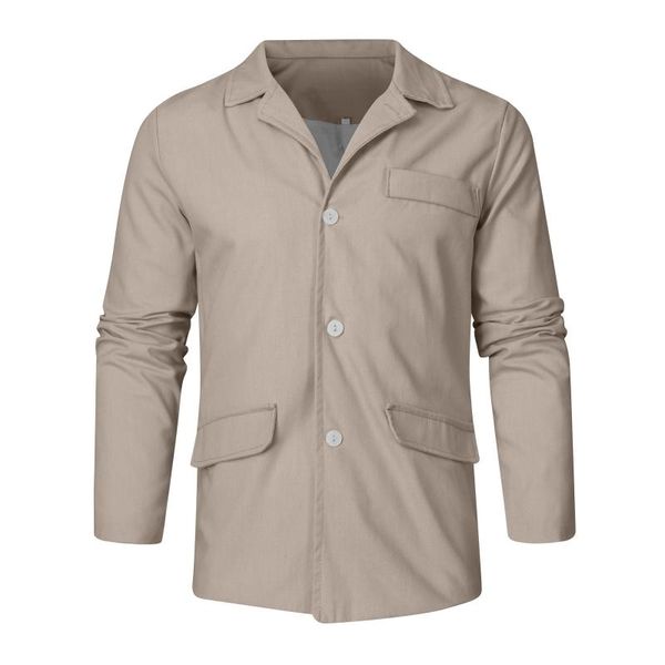 

men's jackets 2021 casual blazer fashion autumn mens jacket cotton corduroy men suit outerwear business coats clothing male, Black;brown